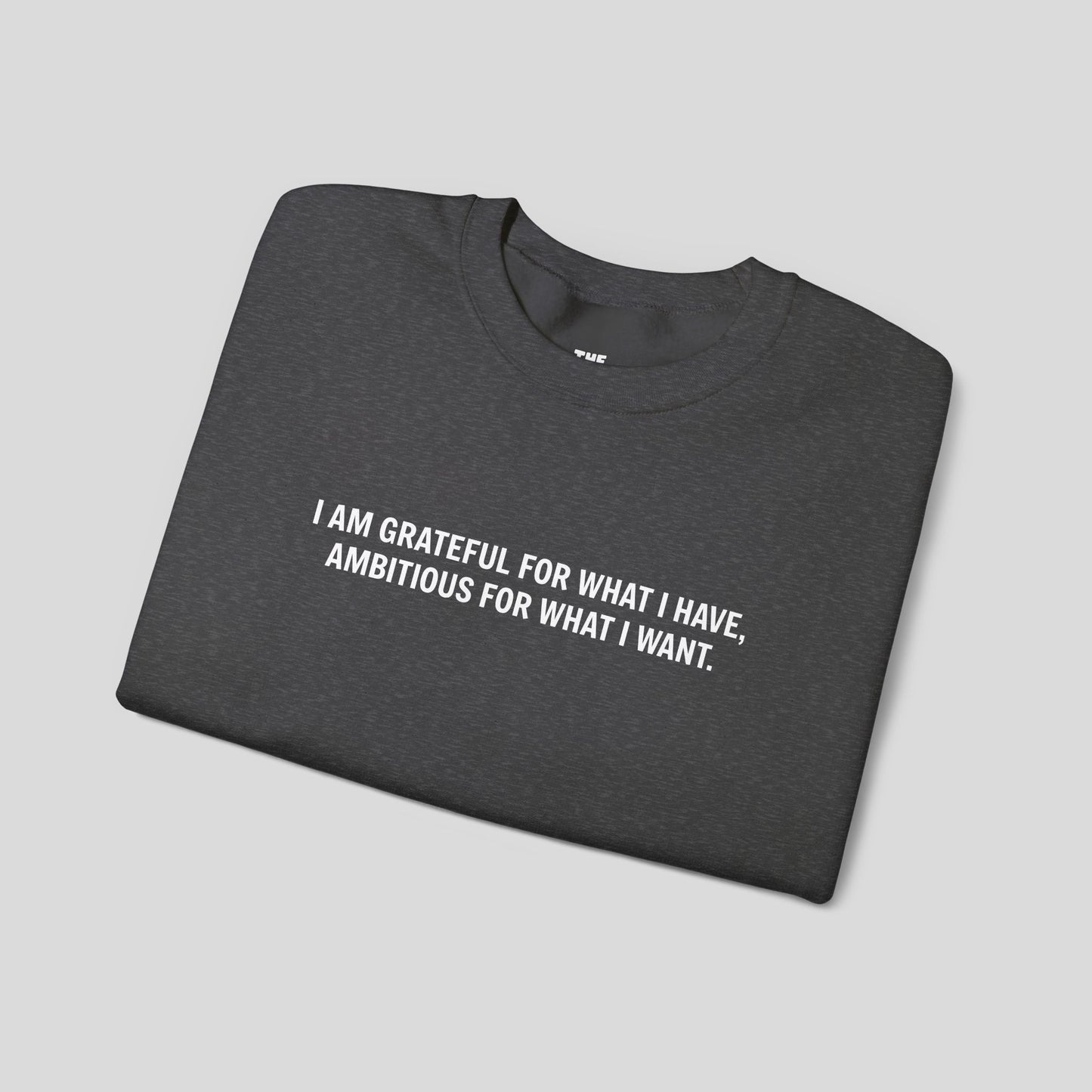 “Gratitude and Ambition Mode” sweatshirt