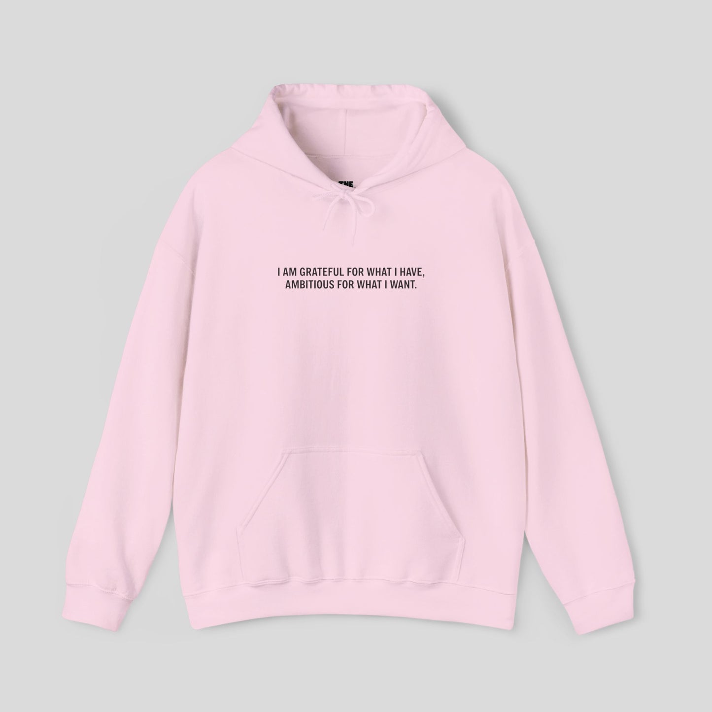 Hoodie: "Gratitude and Ambition Mode"