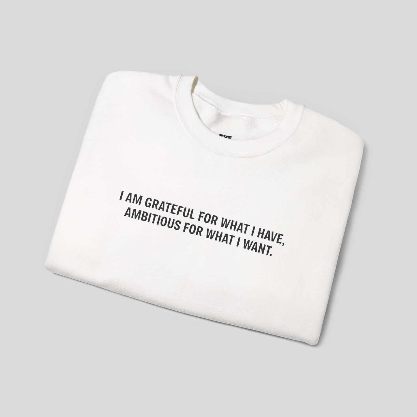 “Gratitude and Ambition Mode” sweatshirt
