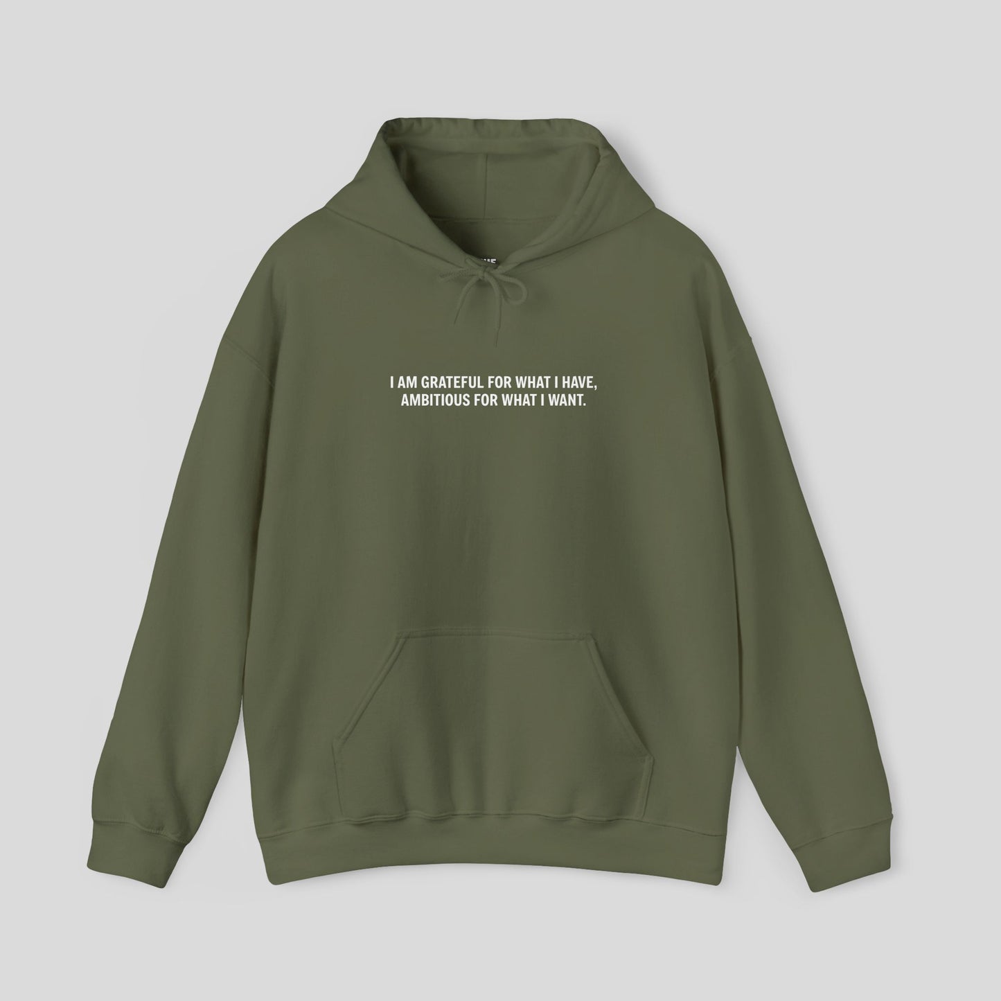 Hoodie: "Gratitude and Ambition Mode"