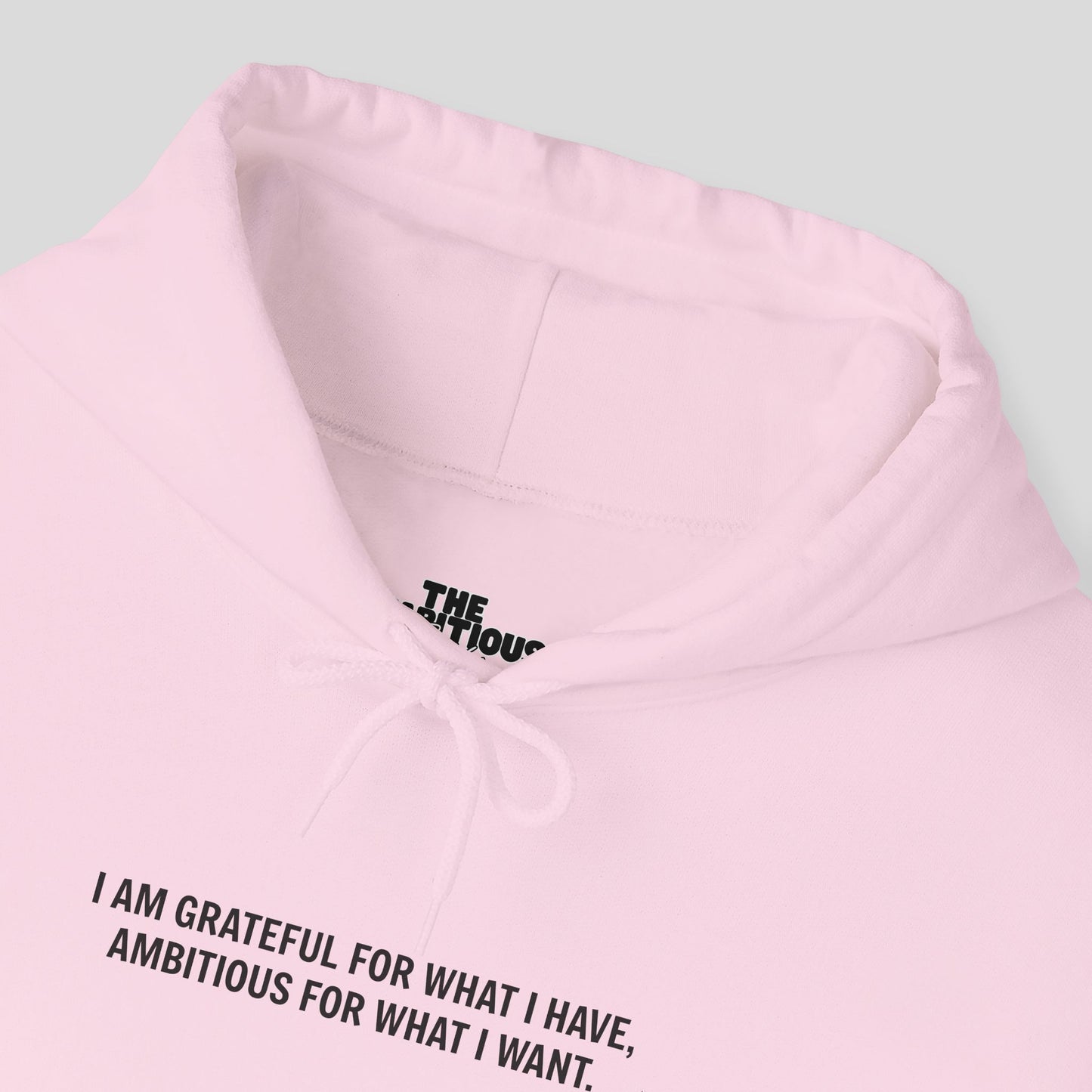 Hoodie: "Gratitude and Ambition Mode"