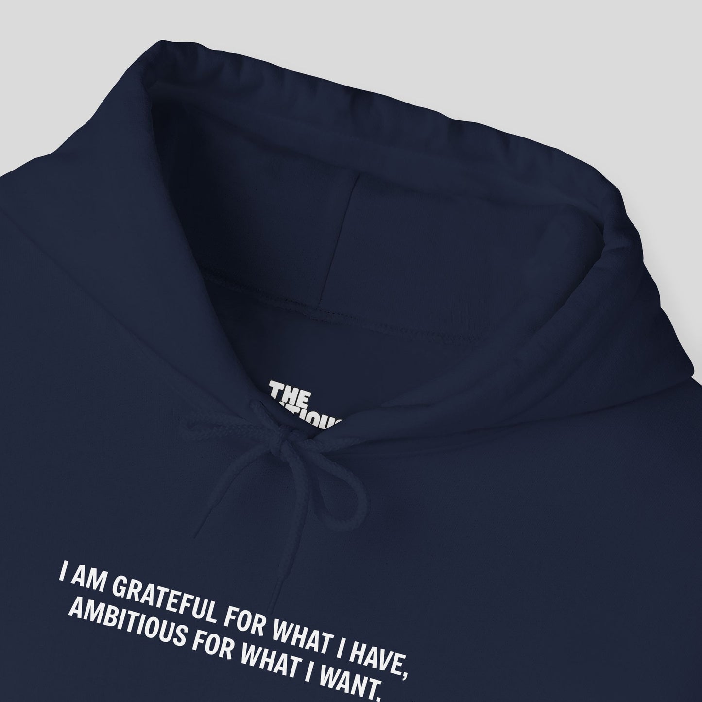 Hoodie: "Gratitude and Ambition Mode"