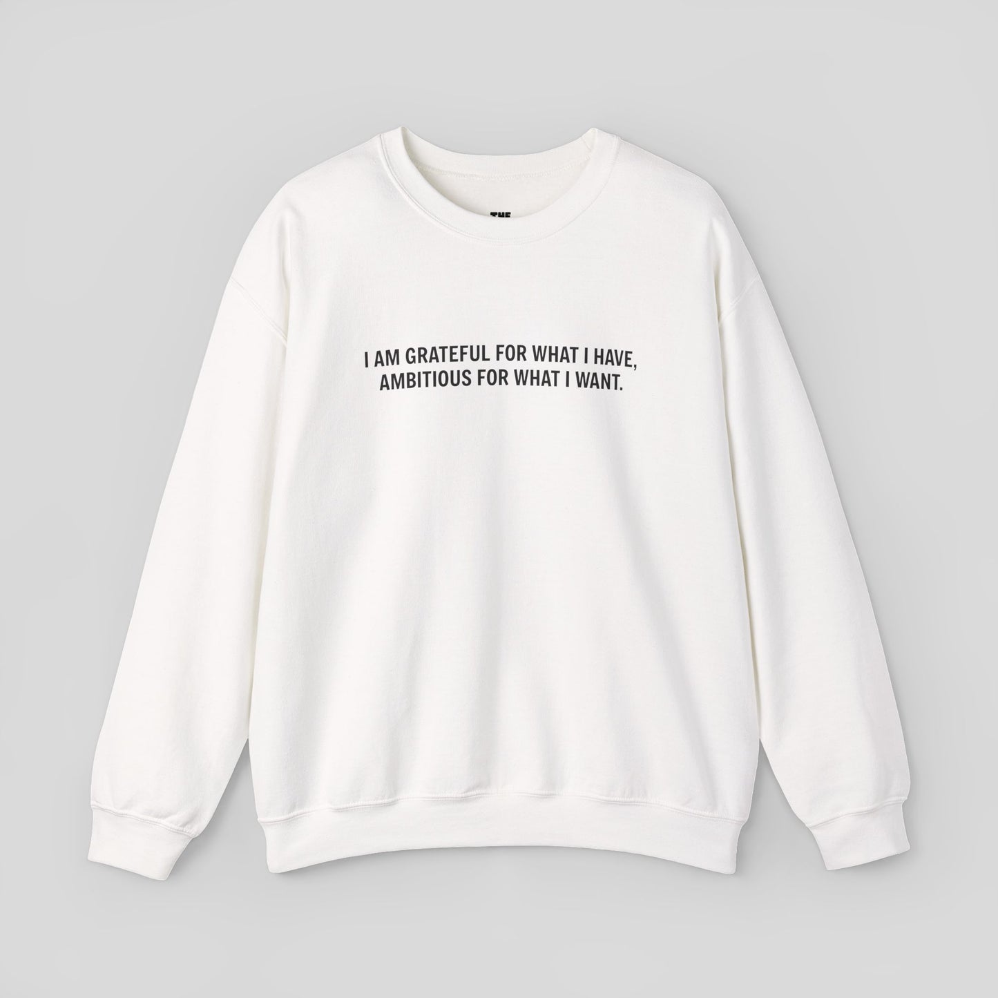 “Gratitude and Ambition Mode” sweatshirt