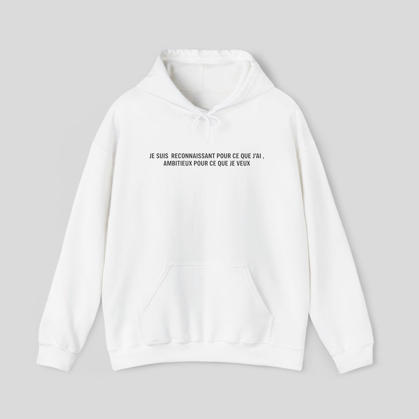 Hoodie : "Mode Gratitude et Ambition"