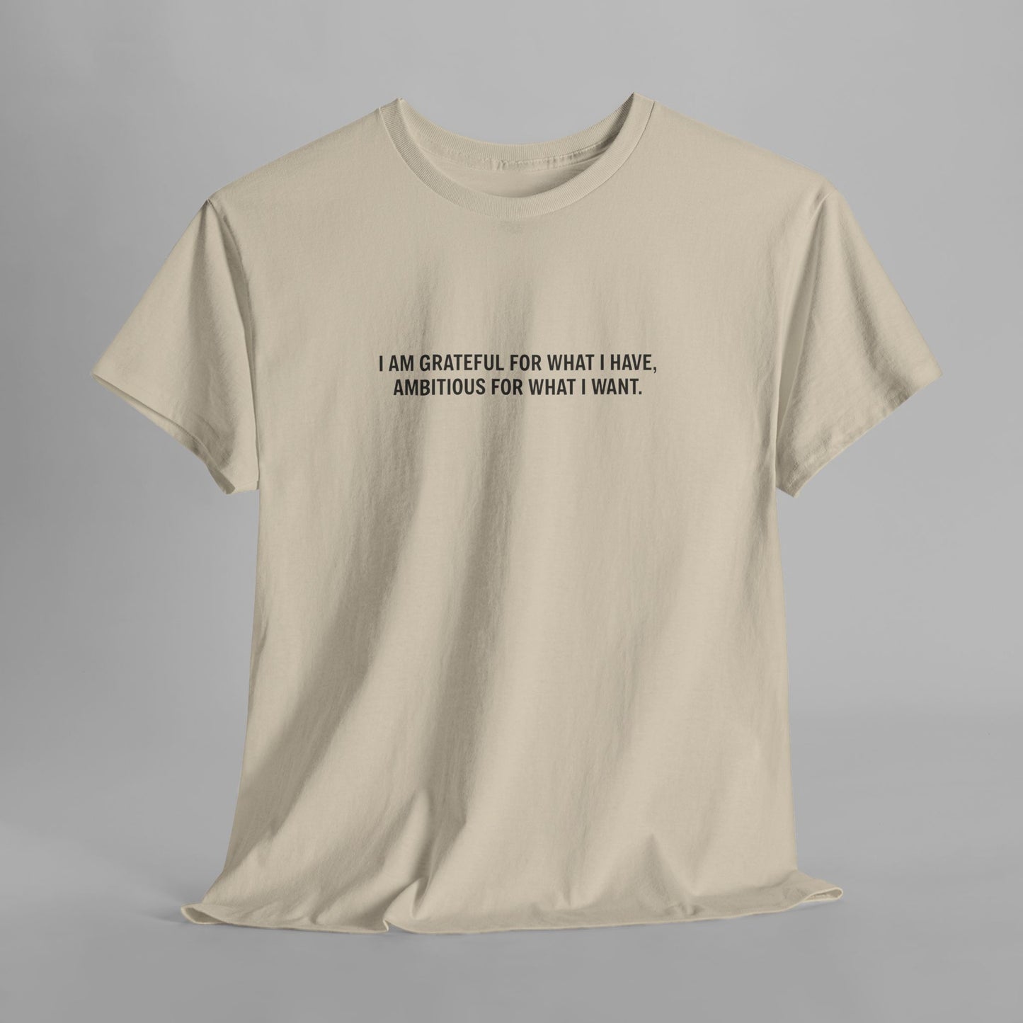 T-SHIRT: “Gratitude and Ambition Mode”