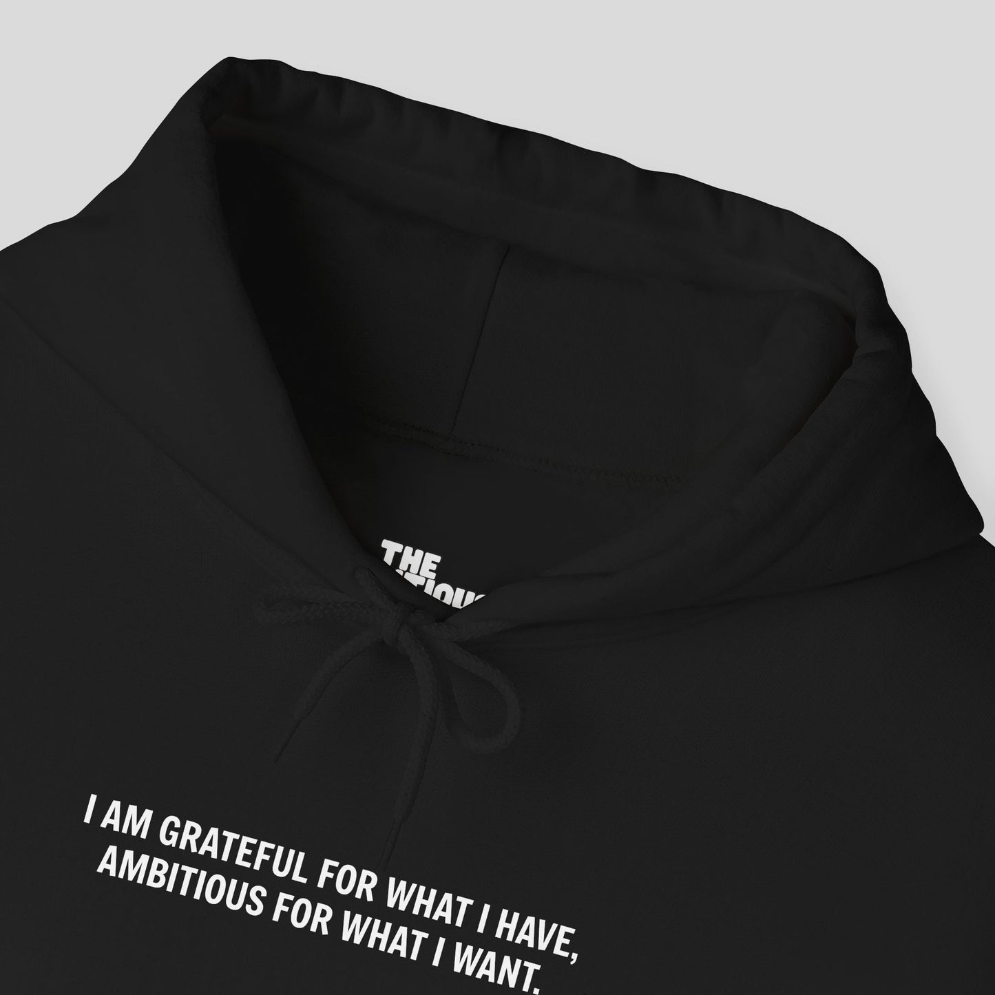 Hoodie: "Gratitude and Ambition Mode"
