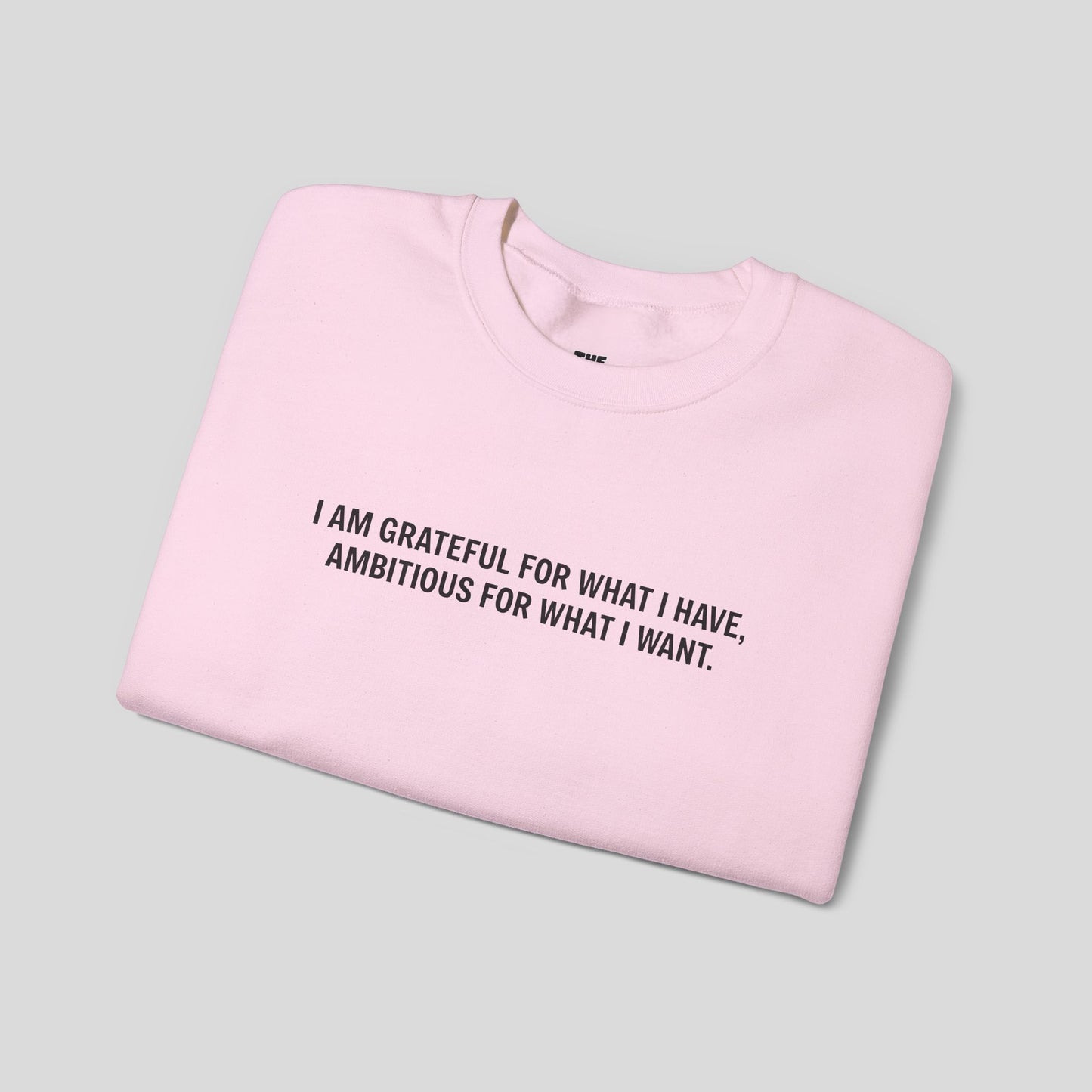 “Gratitude and Ambition Mode” sweatshirt